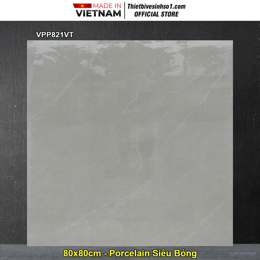 Gạch 80x80 Nice VPP821VT Vân Ghi Xám