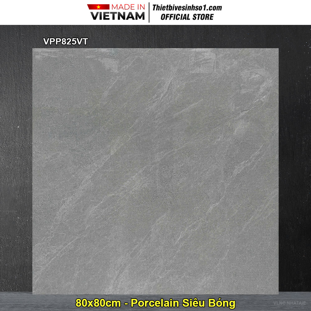 Gạch 80x80 Nice VPP825VT Vân Ghi Xám