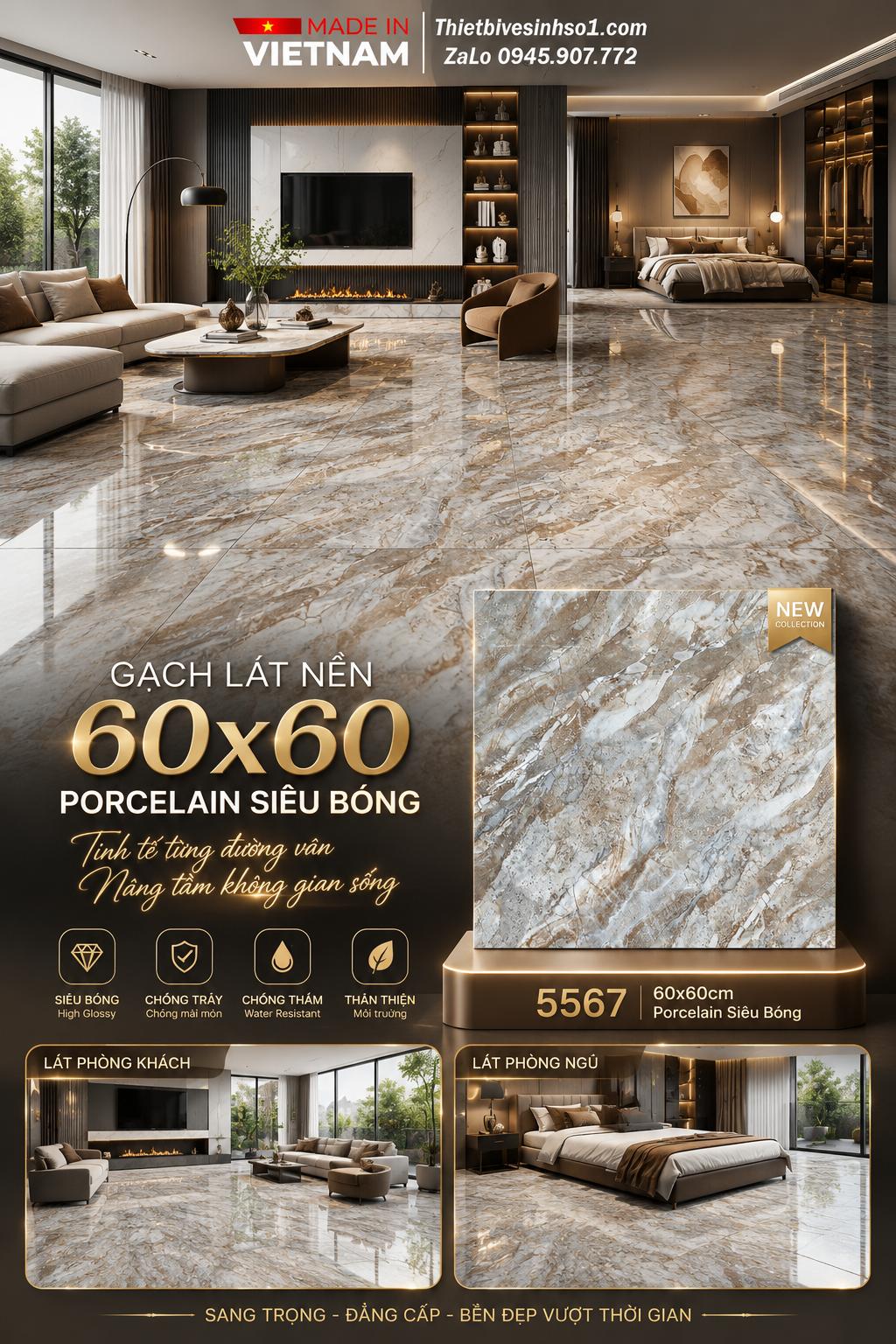 Gạch 60x60 Tasa 5567-3D Gạch 60x60 Tasa 5567-3D