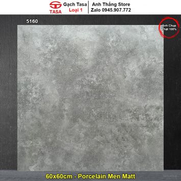 Gạch 60x60 Tasa 5160 Vân Xi Măng