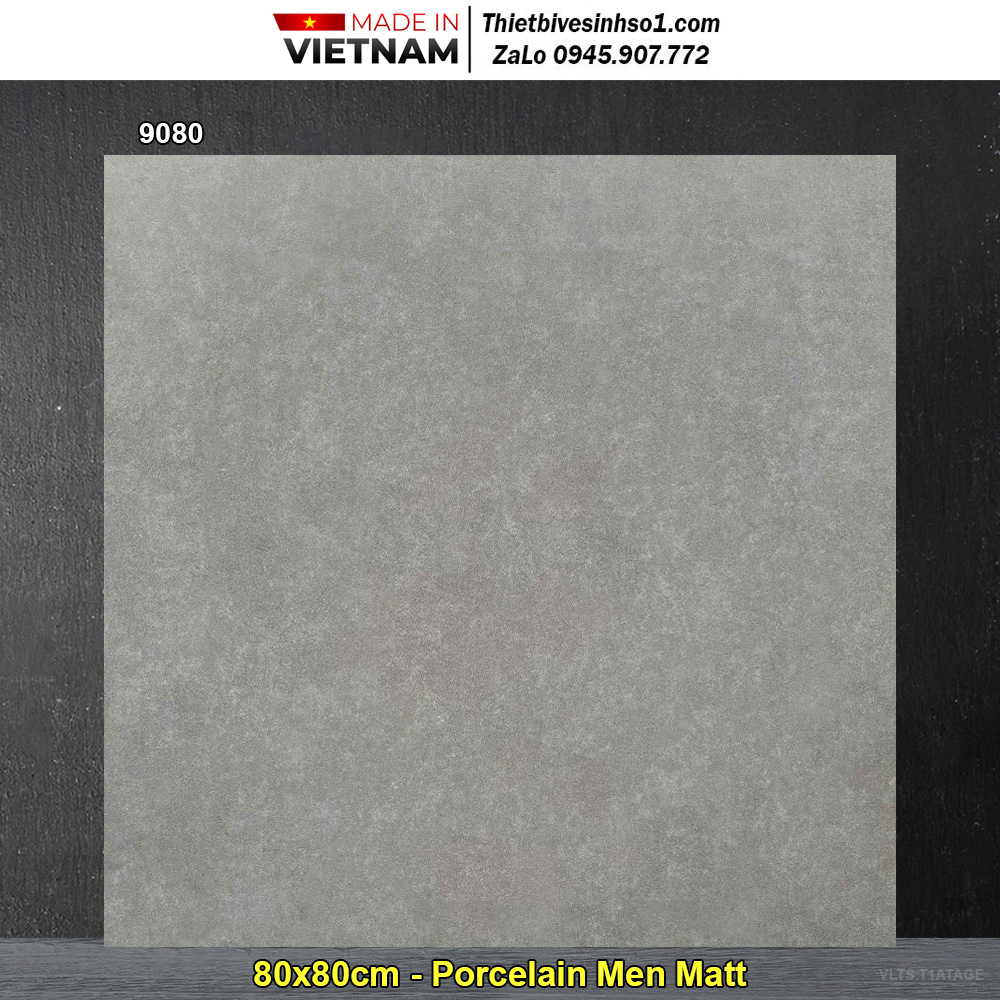 Gạch 80x80 Tasa 9080 Vân Xi Măng