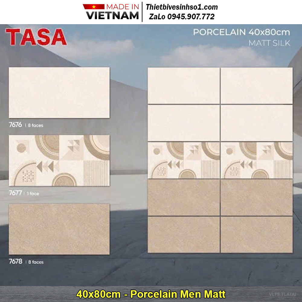Gạch 40x80 Tasa 7678-7676