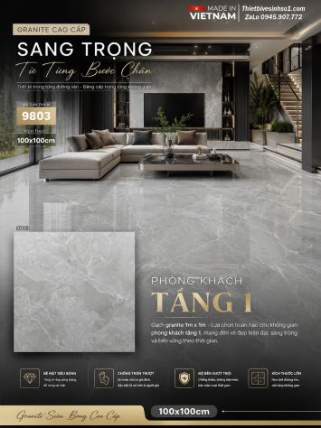 Gạch 1m x 1m Tasa 9803
