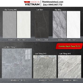 Combo Trọn Bộ Gạch Ốp Lát Tasa TL13