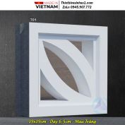 Gạch Thông Gió Màu Trắng T01