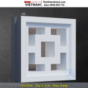 Gạch Thông Gió Màu Trắng T02