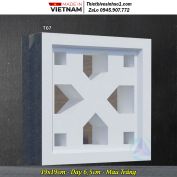 Gạch Thông Gió Màu Trắng T07