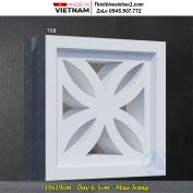 Gạch Thông Gió Màu Trắng T08