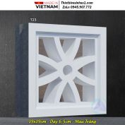 Gạch Thông Gió Màu Trắng T23