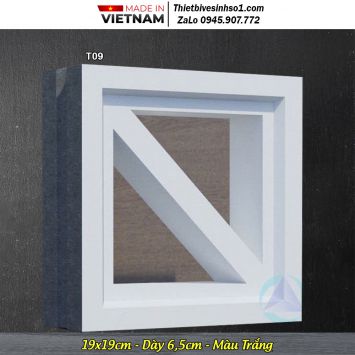Gạch Thông Gió Màu Trắng T09