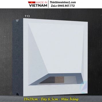 Gạch Thông Gió Màu Trắng T13