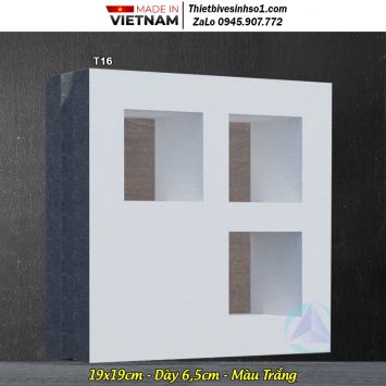 Gạch Thông Gió Màu Trắng T16