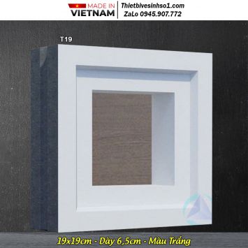 Gạch Thông Gió Màu Trắng T19