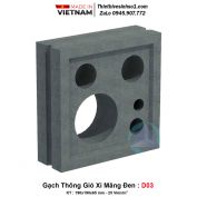 Gạch Thông Gió Xi Măng Đen D03