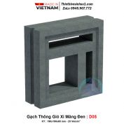Gạch Thông Gió Xi Măng Đen D05