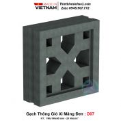 Gạch Thông Gió Xi Măng Đen D07