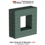 Gạch Thông Gió Xi Măng Đen D10