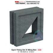 Gạch Thông Gió Xi Măng Đen D28
