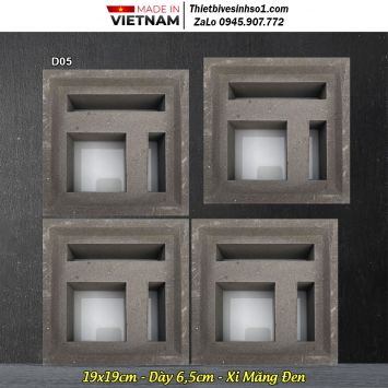 Gạch Thông Gió Xi Măng Đen D05-1