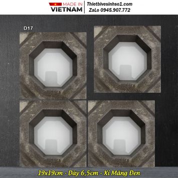 Gạch Thông Gió Xi Măng Đen D17-1