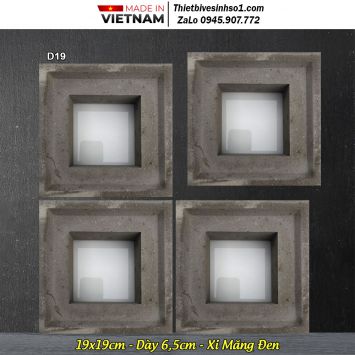 Gạch Thông Gió Xi Măng Đen D19-1