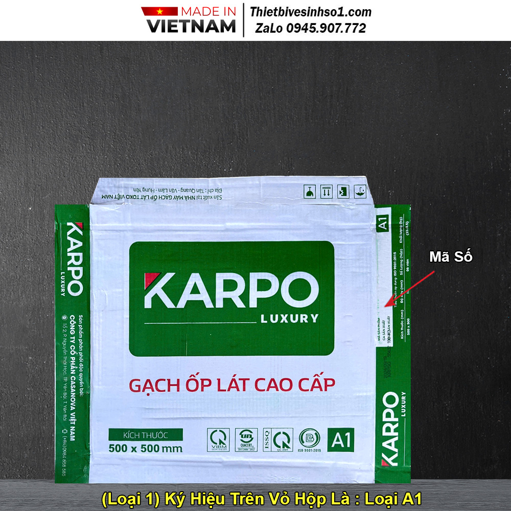 Vỏ Hộp Gạch 50x50 Toko