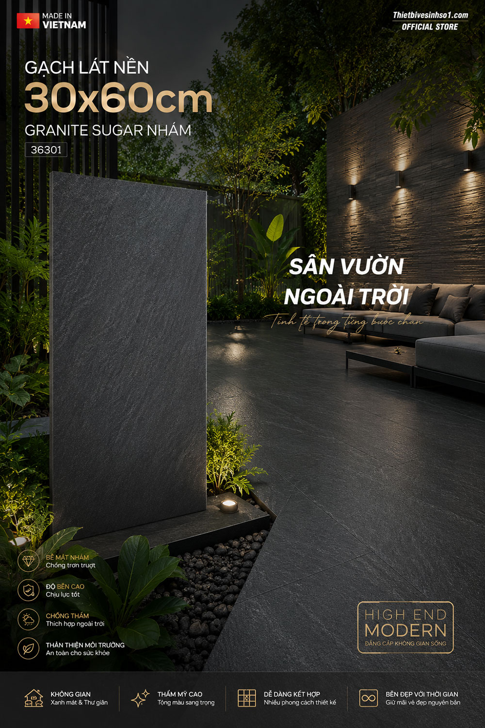 Gạch 30x60 Toko 36301 Lát Sân Gạch 30x60 Toko 36301 Lát Sân