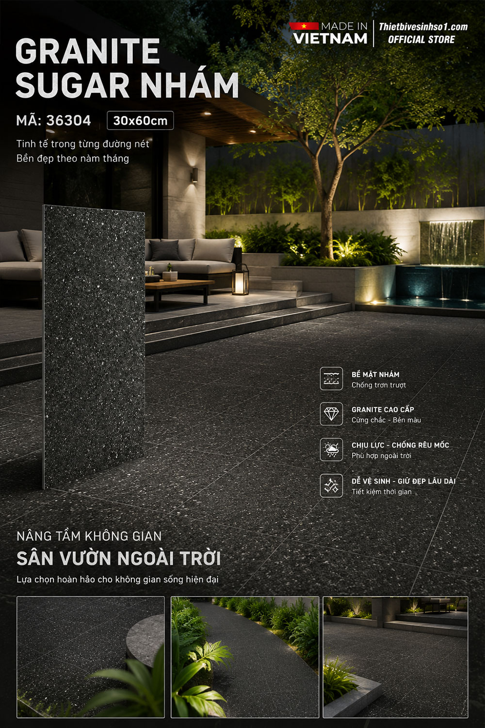 Gạch 30x60 Toko 36304 Lát Sân Gạch 30x60 Toko 36304 Lát Sân