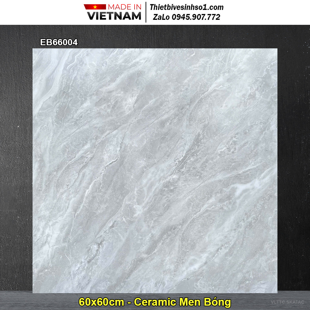 Gạch 60x60 TTC EB66004 Đá Ghi Xám