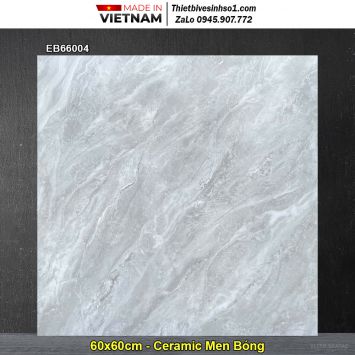 Gạch 60x60 TTC EB66004 Đá Ghi Xám