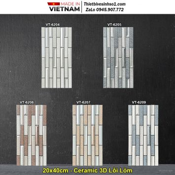 Gạch Ốp Trang Trí 20x40 Việt Nhật VT-62