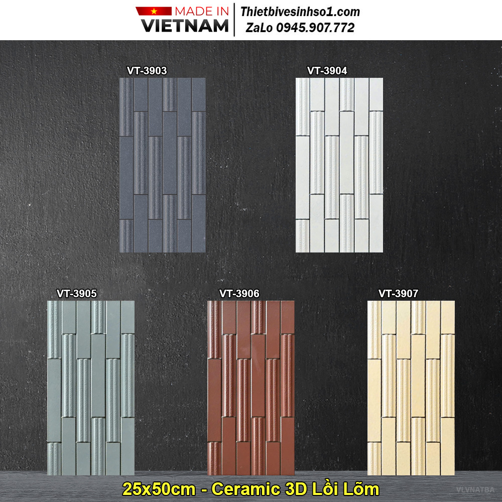 Gạch Ốp Trang Trí 25x50 Việt Nhật VT-39 Gạch Ốp Trang Trí 25x50 Việt Nhật VT-39