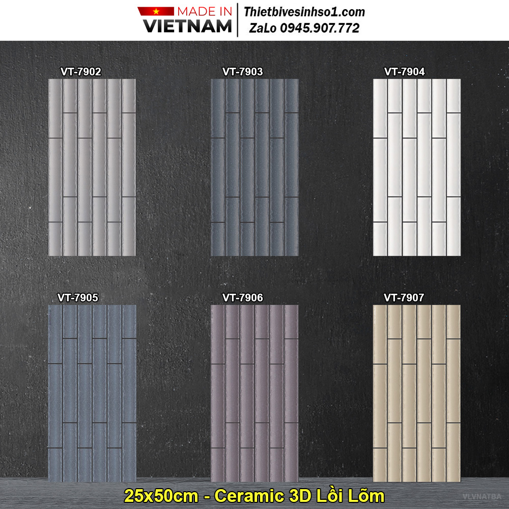 Gạch Ốp Trang Trí 25x50 Việt Nhật VT-79 Gạch Ốp Trang Trí 25x50 Việt Nhật VT-79