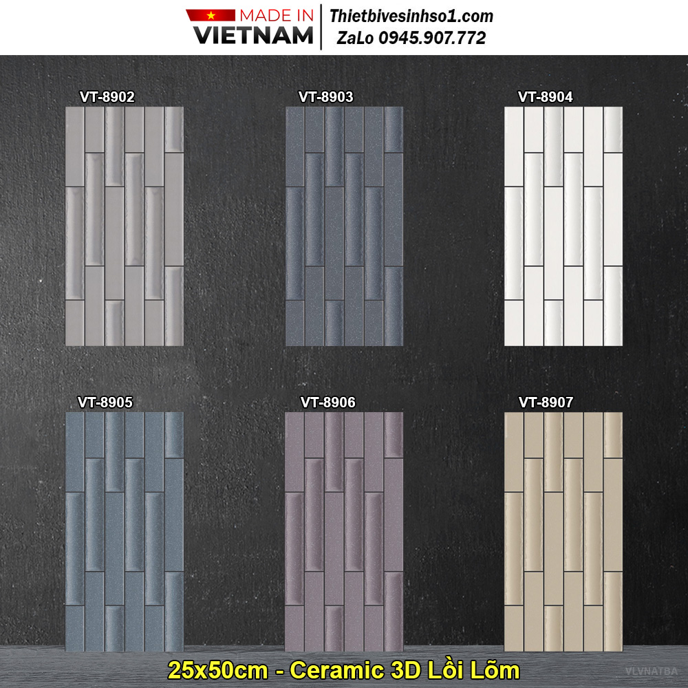 Gạch Ốp Trang Trí 25x50 Việt Nhật VT-89 Gạch Ốp Trang Trí 25x50 Việt Nhật VT-89