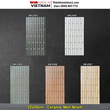 Gạch Ốp Trang Trí 25x50 Việt Nhật VN-25
