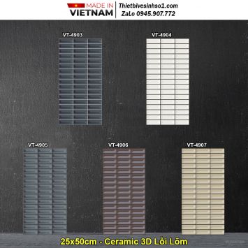 Gạch Ốp Trang Trí 25x50 Việt Nhật VT-49