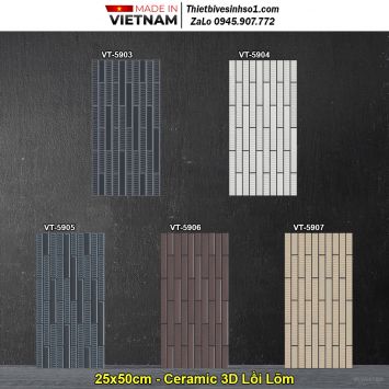 Gạch Ốp Trang Trí 25x50 Việt Nhật VT-59