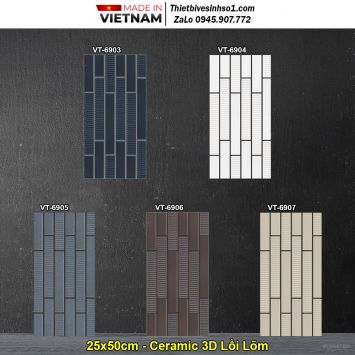 Gạch Ốp Trang Trí 25x50 Việt Nhật VT-69
