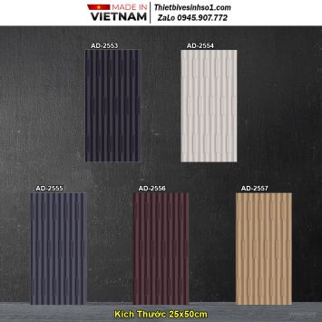 Gạch Ốp Trang Trí 25x50 Việt Nhật AD-255