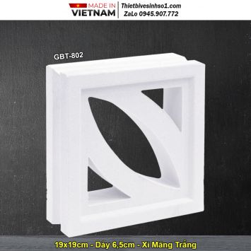 Gạch Thông Gió Xi Măng Trắng GBT-802