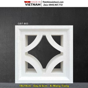 Gạch Thông Gió Xi Măng Trắng GBT-803