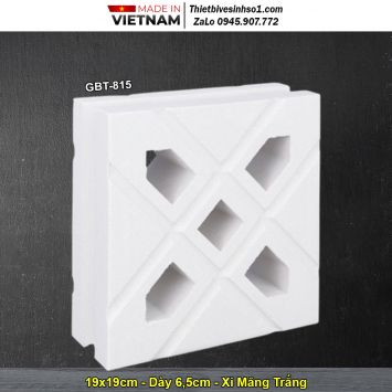 Gạch Thông Gió Xi Măng Trắng GBT-815