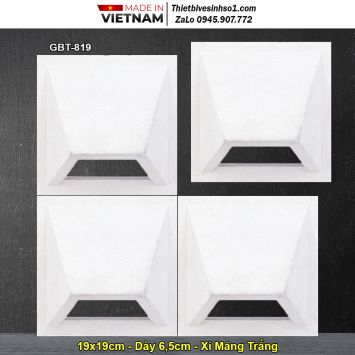 Gạch Thông Gió Xi Măng Trắng GBT-819