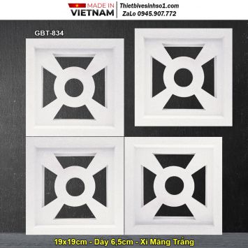 Gạch Thông Gió Xi Măng Trắng GBT-834