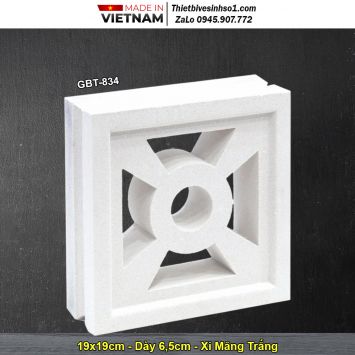 Gạch Thông Gió Xi Măng Trắng GBT-834