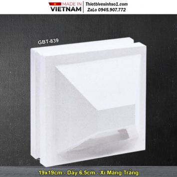 Gạch Thông Gió Xi Măng Trắng GBT-839