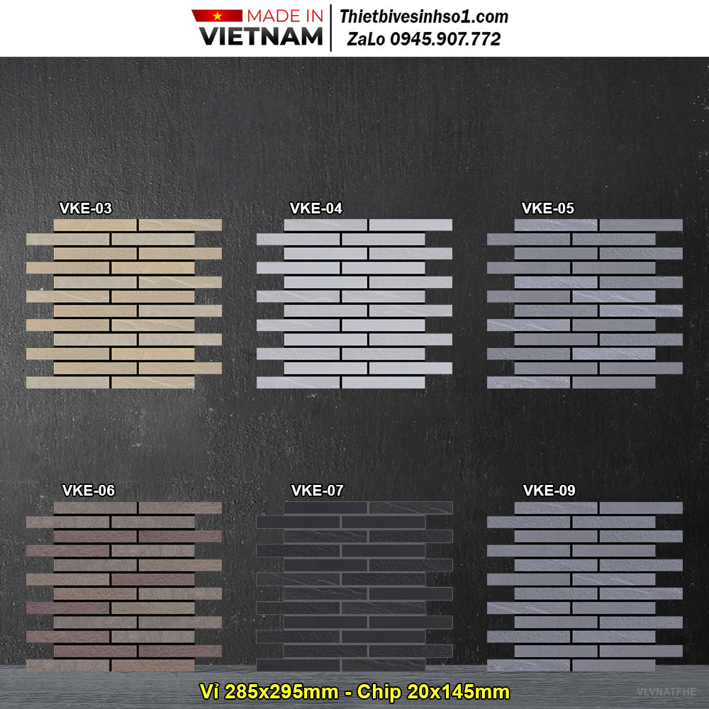 Gạch Thẻ Trang Trí Việt Nhật VKE