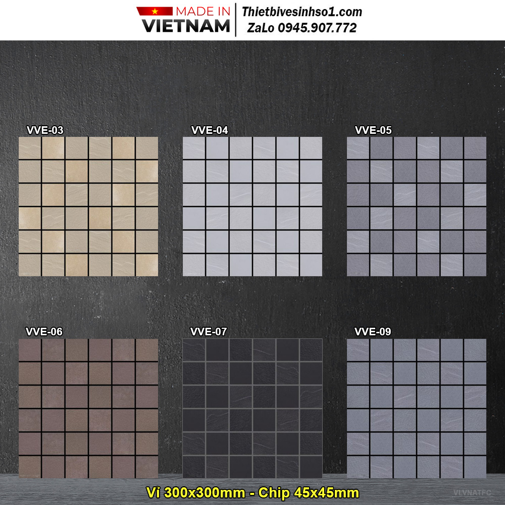 Gạch Thẻ Trang Trí Việt Nhật VVE