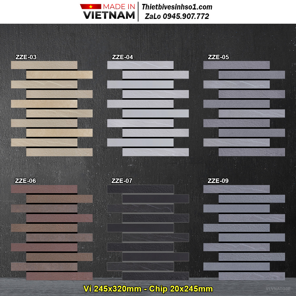 Gạch Thẻ Trang Trí Việt Nhật ZZE