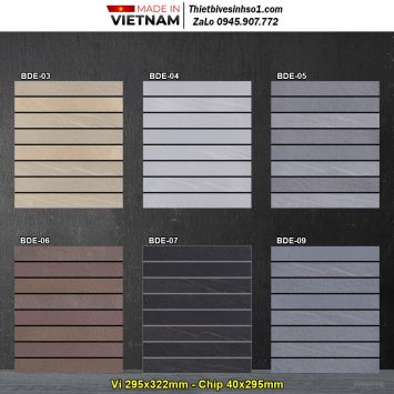 Gạch Thẻ Trang Trí Việt Nhật BDE